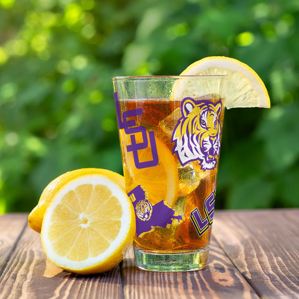 16oz LSU Tigers College Vault Medley Pint 2 Pack