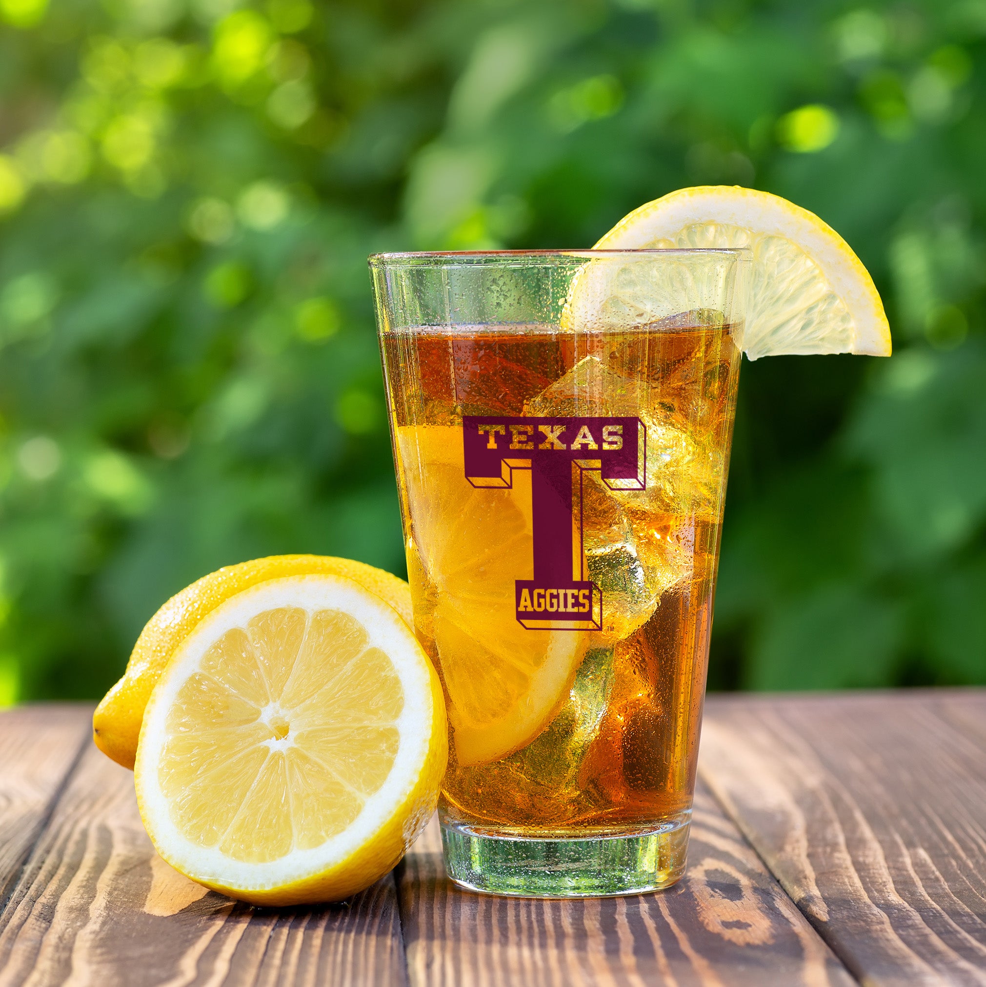 Set of 2 Texas A&M Aggies College Vault Sketch 16oz Pints