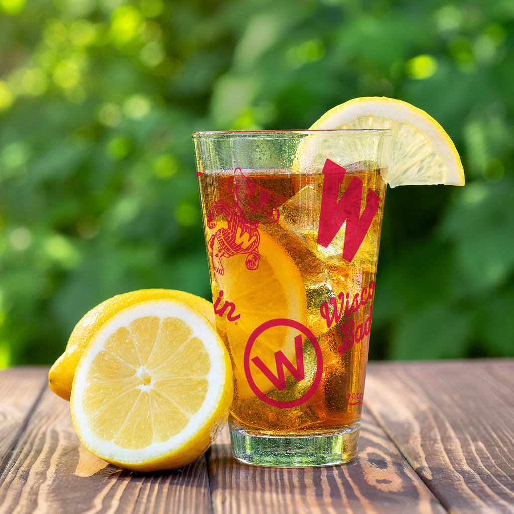 16oz Wisconsin Badgers College Vault Medley Pint 2 Pack