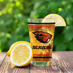 Set of 2 Oregon State Beavers 16oz Ring Pints