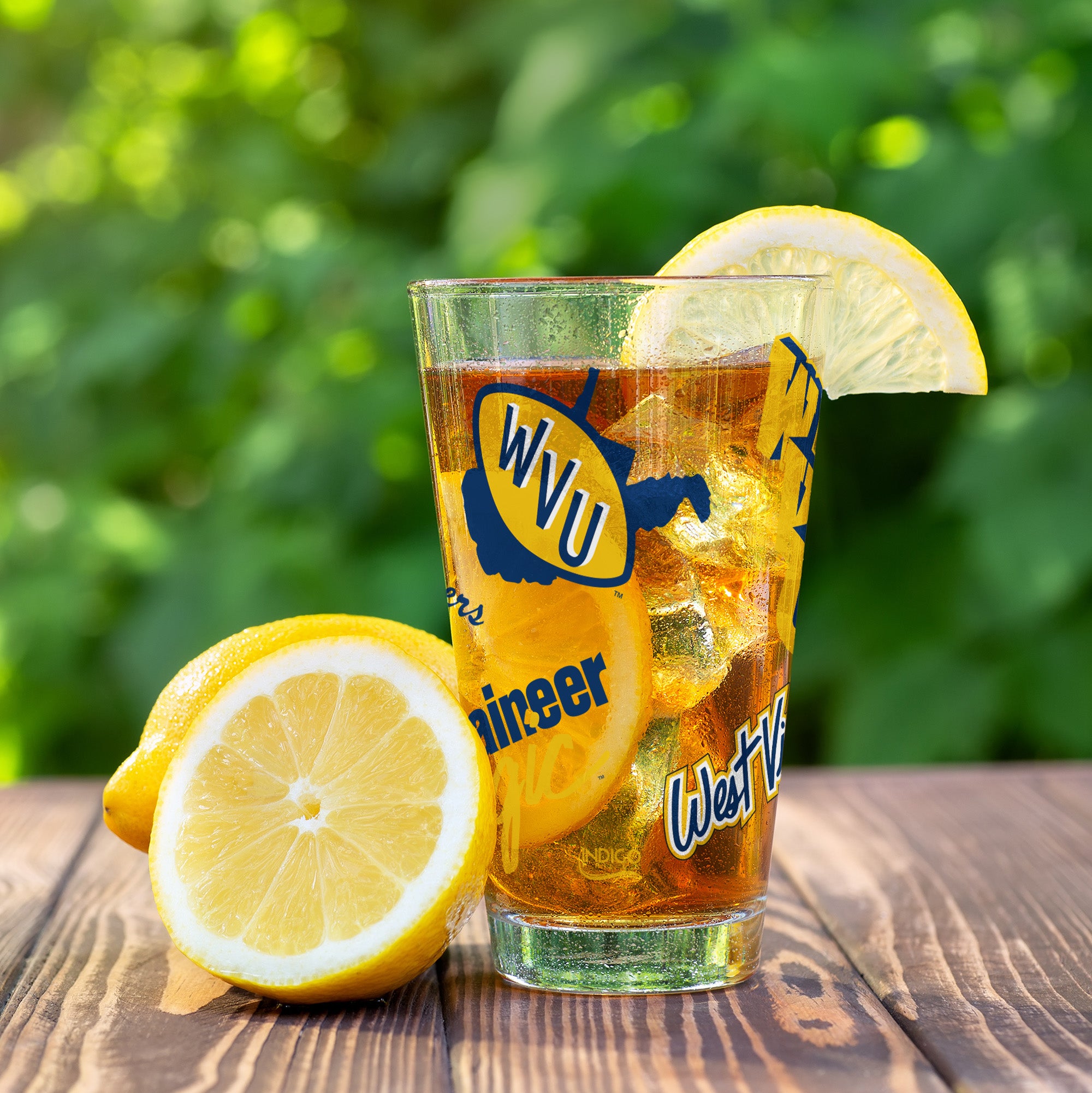 16oz West Virginia Mountaineers College Vault Medley Pint 2 Pack