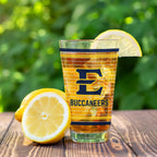 Set of 2 East Tennessee Buccaneers 16oz Ring Pints