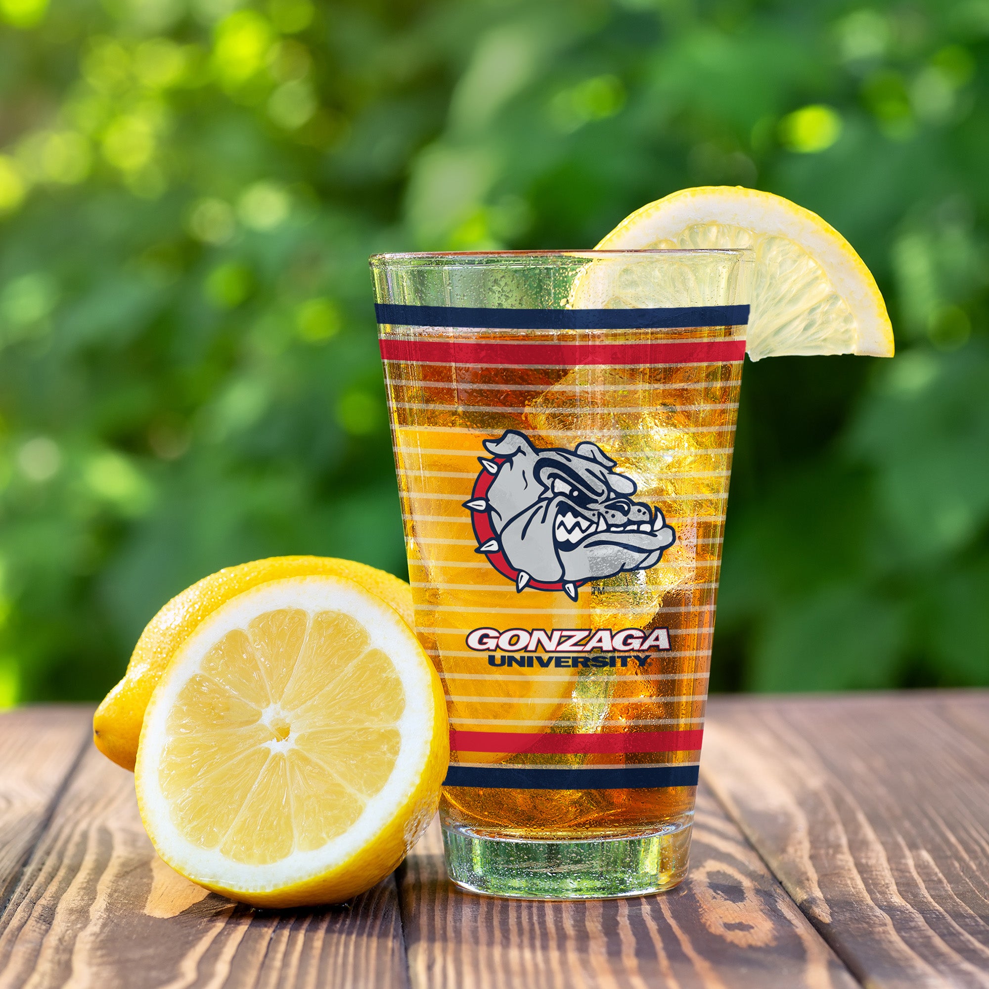 Set of 2 Gonzaga Bulldogs 16oz Ring Pints