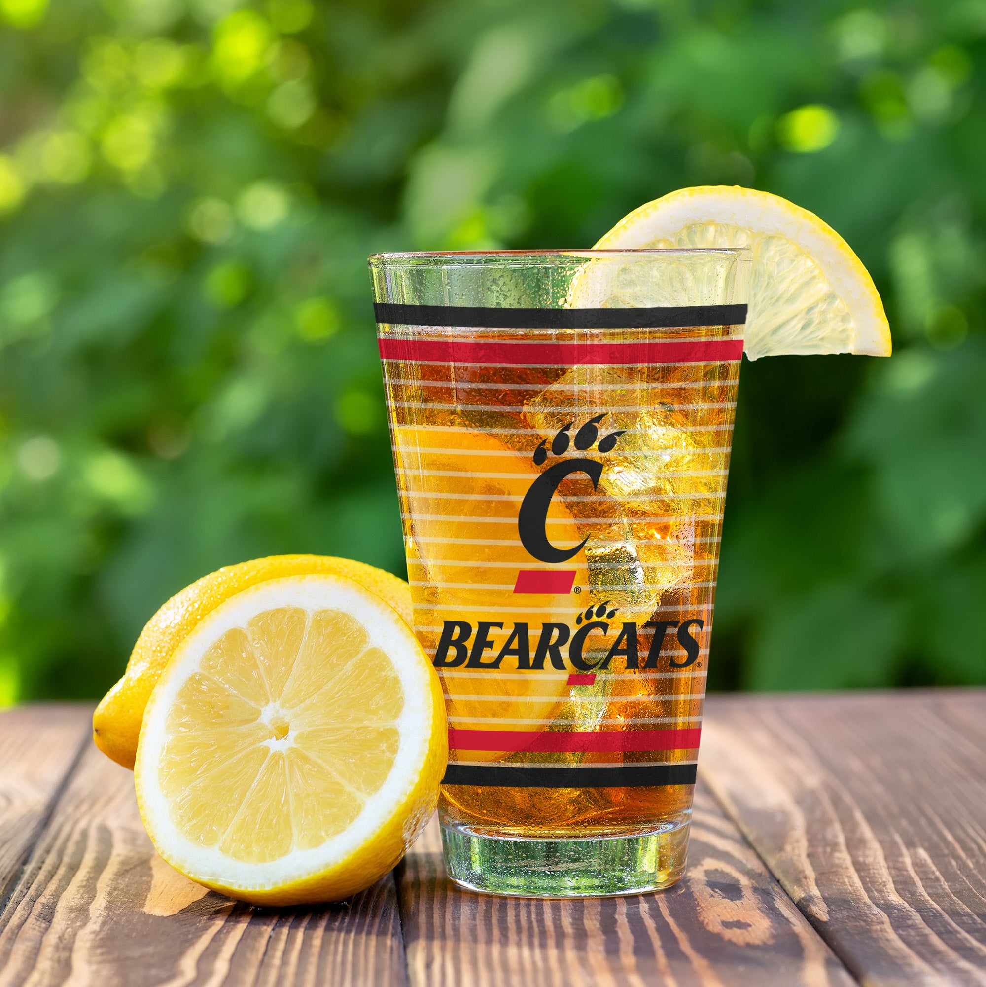 Set of 2 Cincinnati Bearcats 16oz Ring Pints