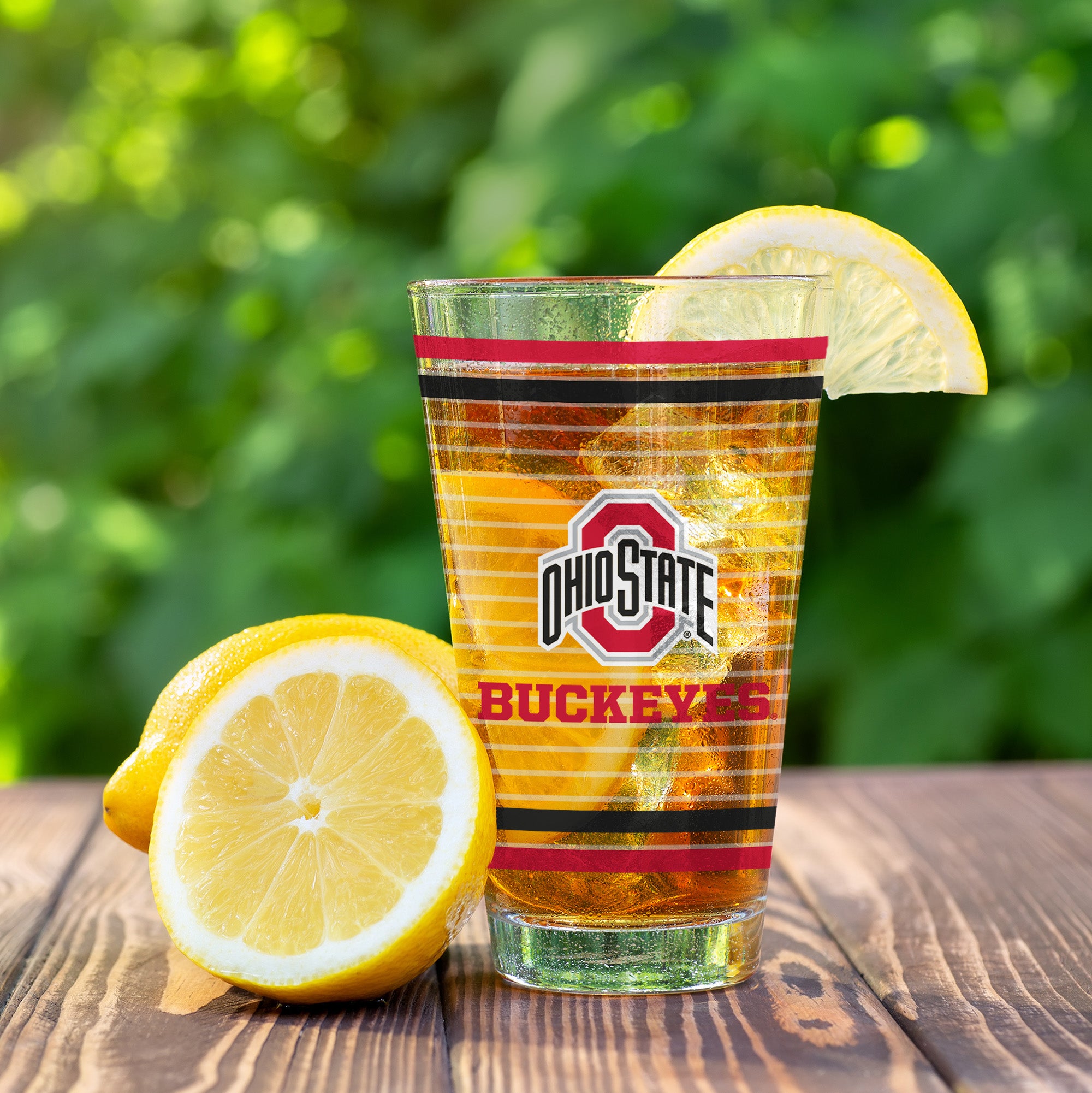 Set of 2 Ohio State Buckeyes 16oz Ring Pints