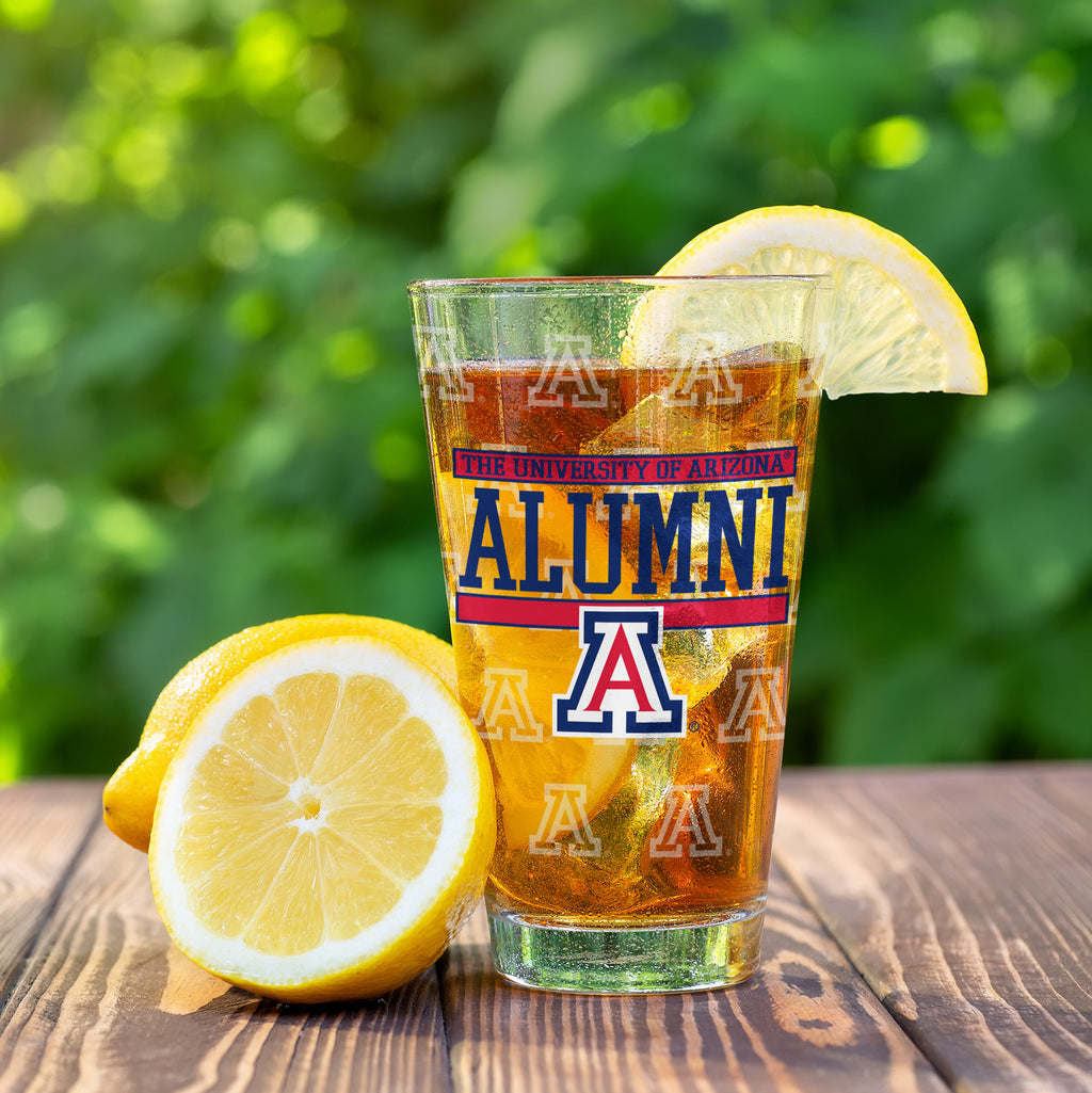 Set of 2 Arizona Wildcats 16oz XD Alumni Pints