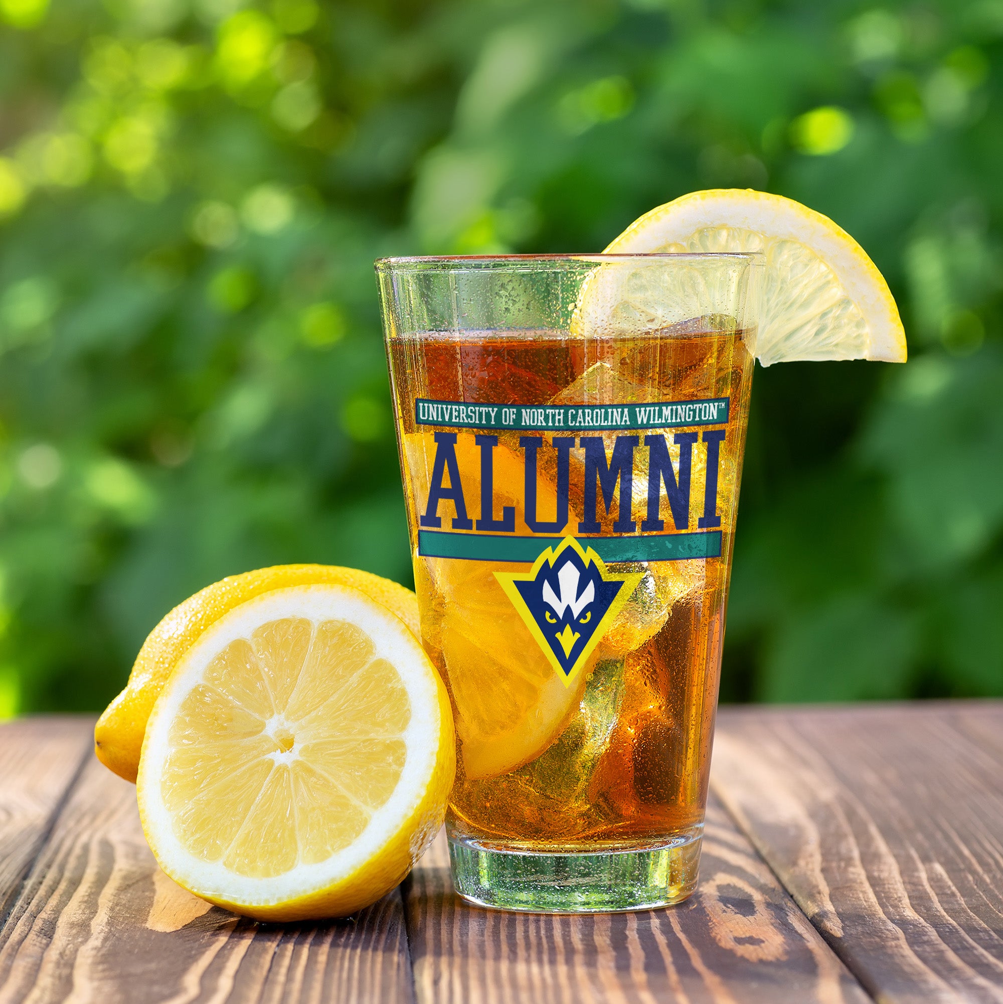 Set of 2 UNC Wilmington 16oz Alumni Pints