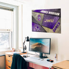 James Madison Dukes Mosaic Poster 12" x 18"