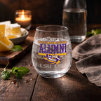 Set of 2 LSU Tigers Alumni 15oz Stemless