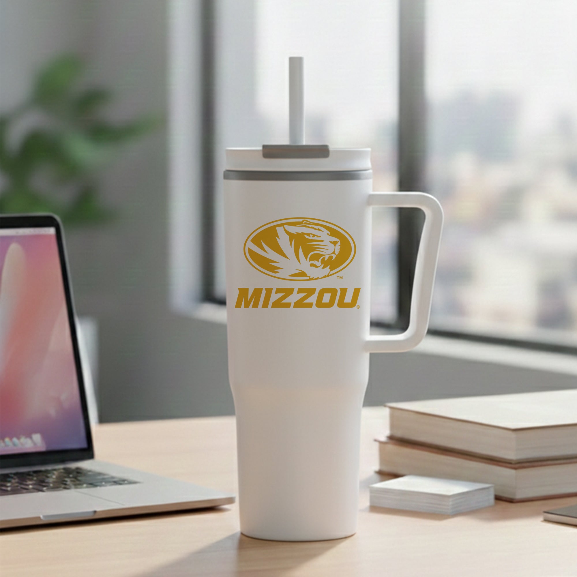 30oz Missouri Tigers White Aire Tumbler