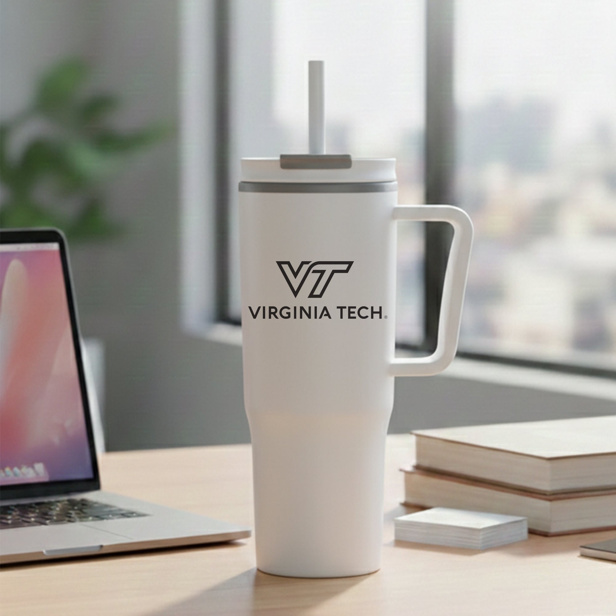 30oz Virginia Tech Hokies White Aire Tumbler