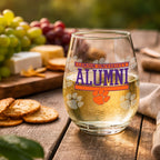 Set of 2 Clemson Tigers Alumni 15oz Stemless
