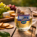 Set of 2 Florida Gators Alumni 15oz Stemless