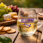 Set of 2 LSU Tigers Alumni 15oz Stemless