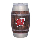 15oz Wisconsin Badgers Barrel Tumbler
