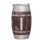 15oz Wisconsin Badgers Barrel Tumbler