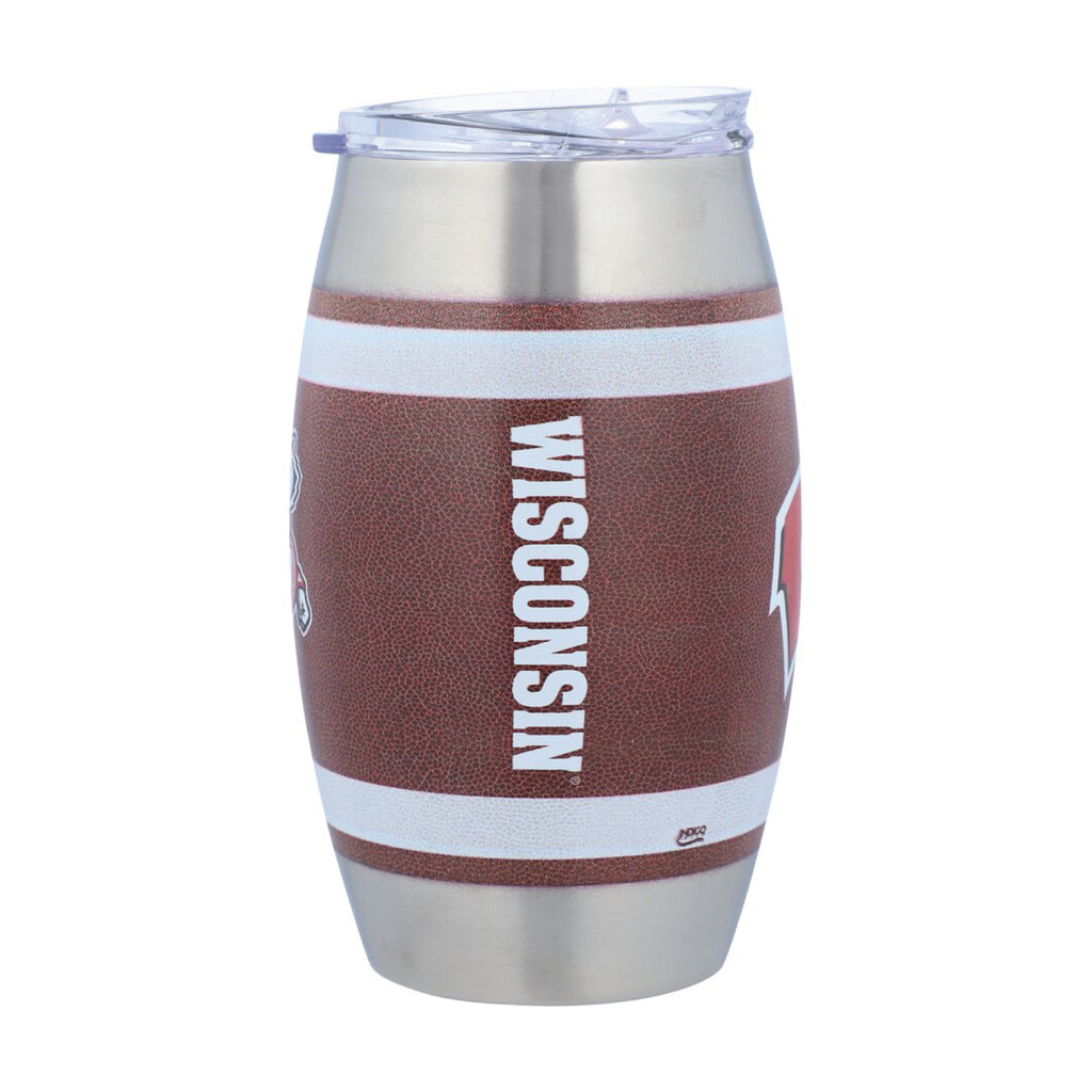 15oz Wisconsin Badgers Football Tumbler