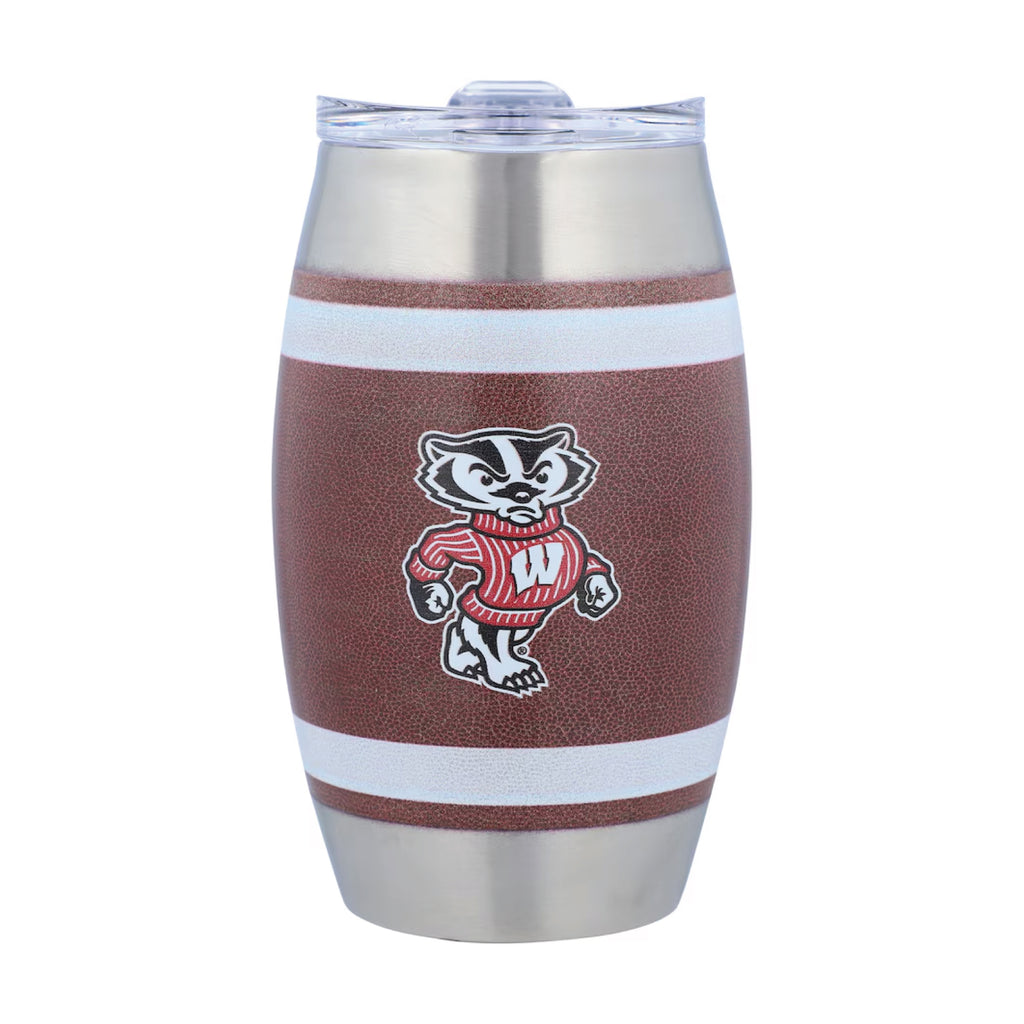 15oz Wisconsin Badgers Football Tumbler