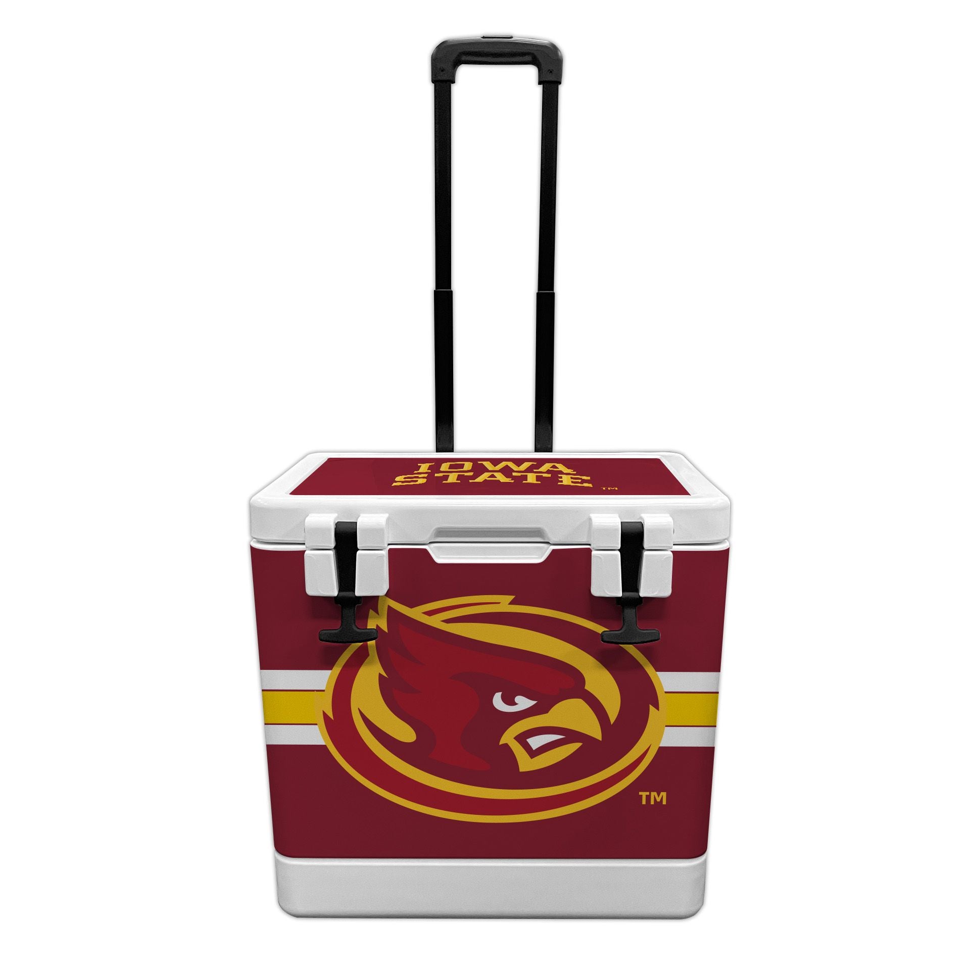 37qt Iowa State Cyclones Rotomolded Wheeled Cooler