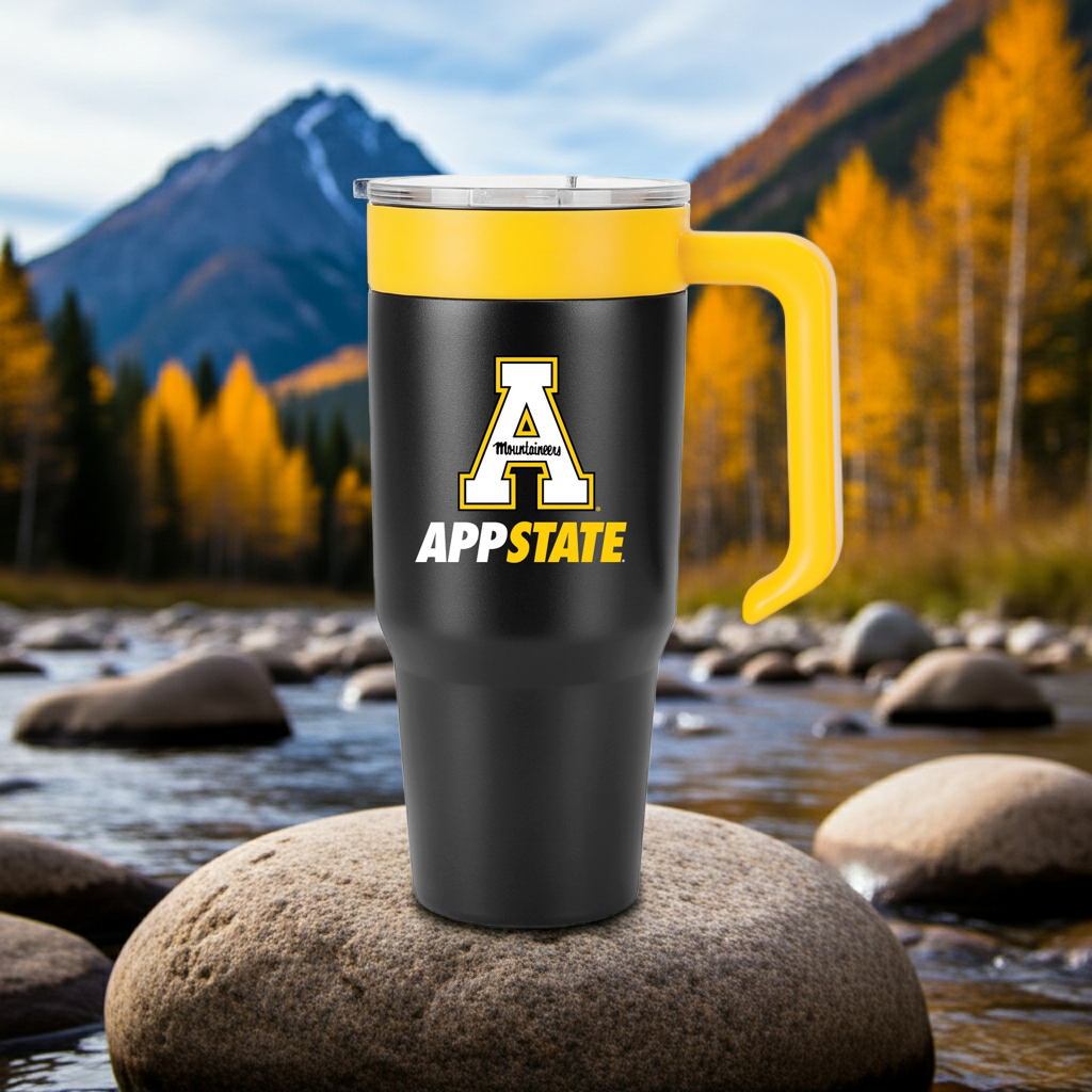 36oz with handle App State Mountaineers Combo Tumbler