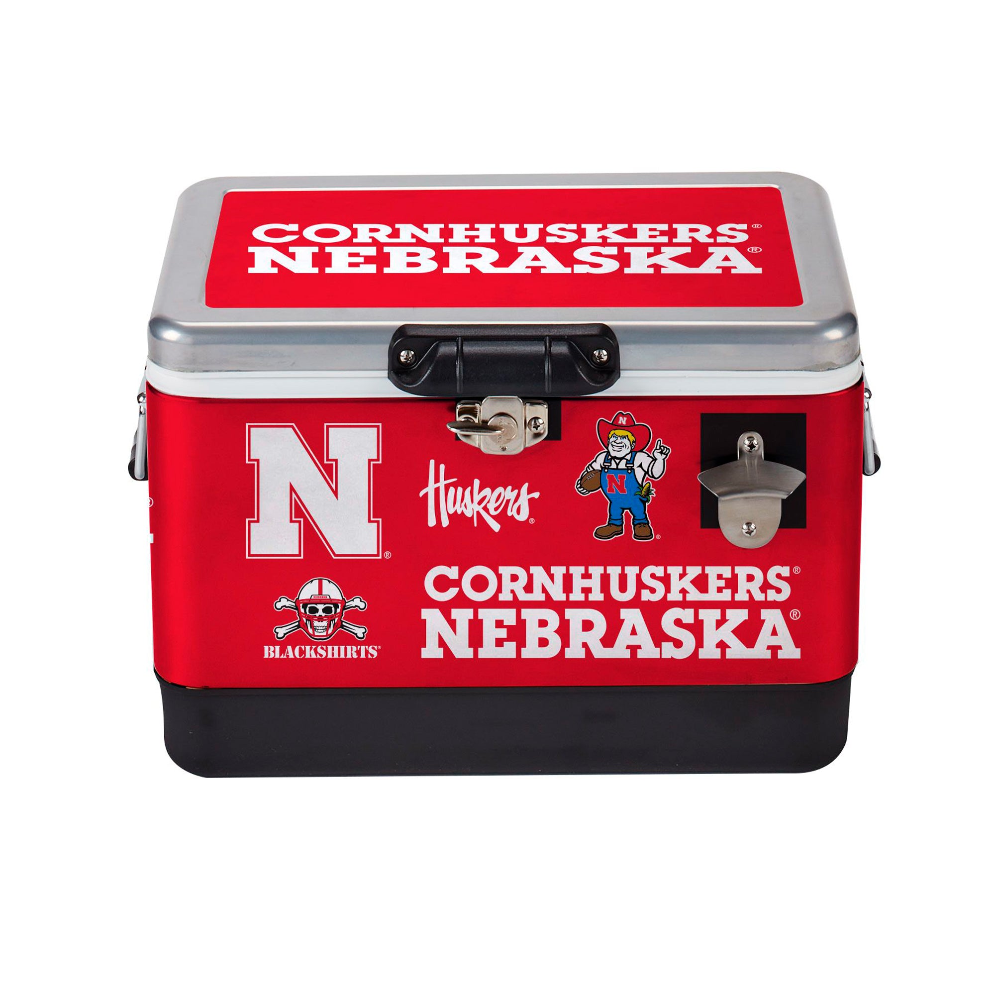 26qt Nebraska Cornhuskers Medley Steel Cooler