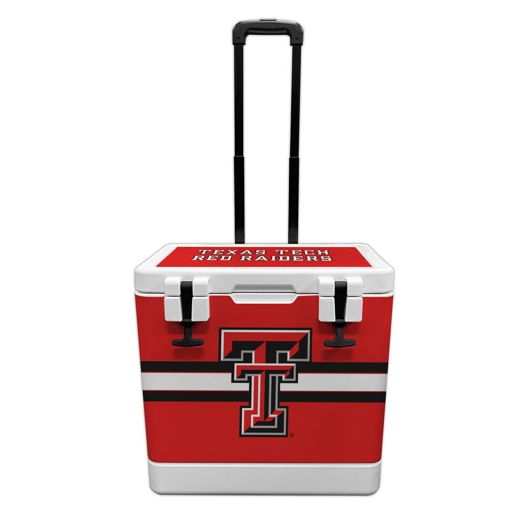 37QT Texas Tech Rotomolded Wheeled Cooler