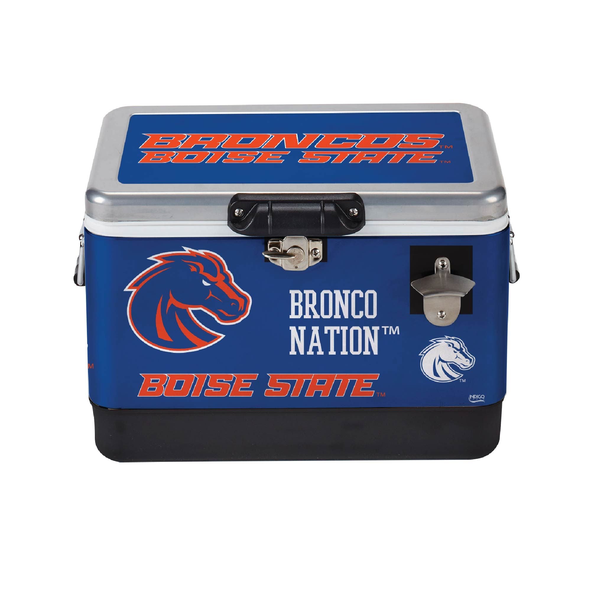 26qt Boise State Broncos Steel Cooler
