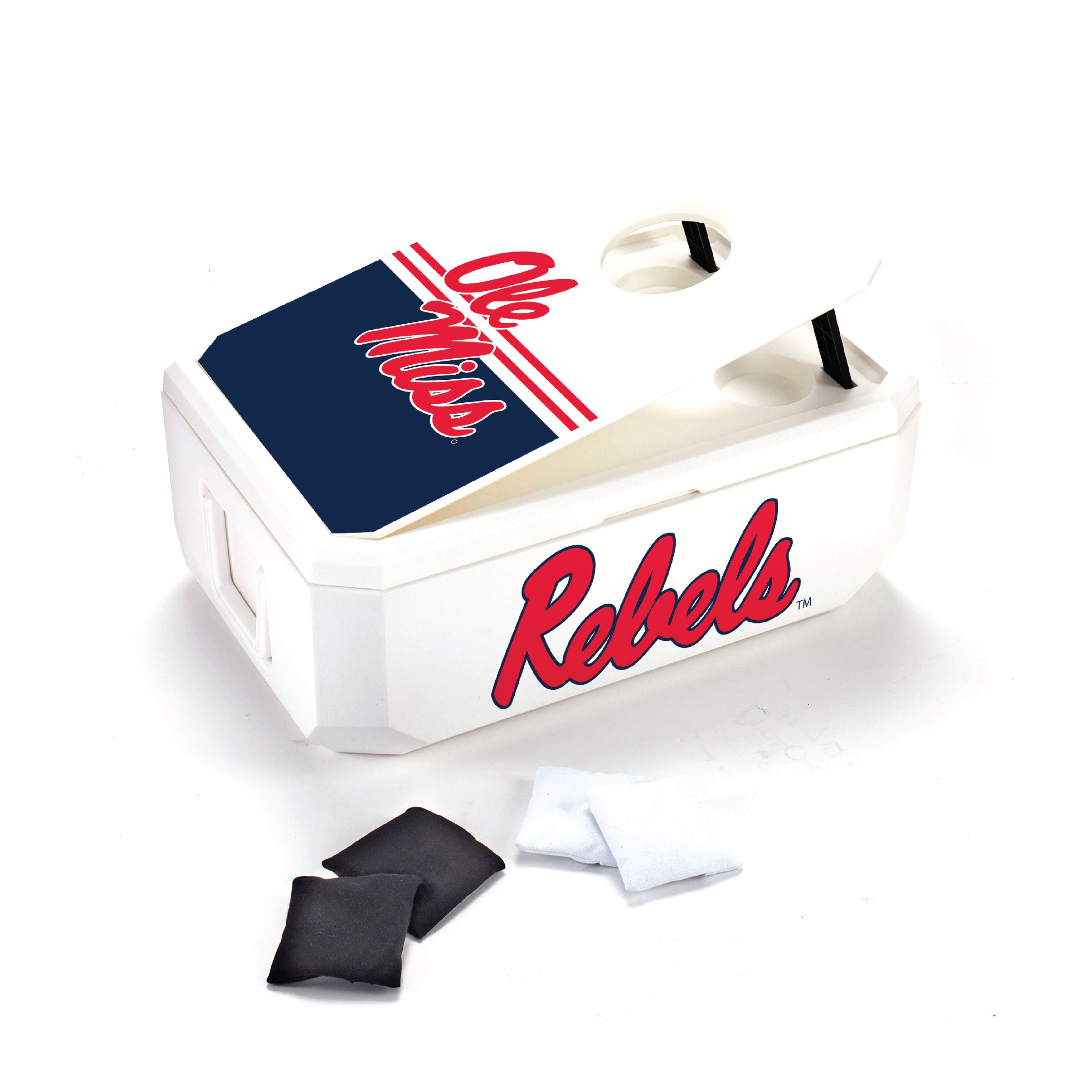 37QT Ole Miss Rebels Cornhole Cooler