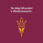 Set of 2 Arizona State Sun Devils College Vault Sketch 14oz Rocks Glasses
