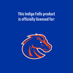 Set of 2 Boise State Broncos Campus Line Art 14oz Rocks Glasses