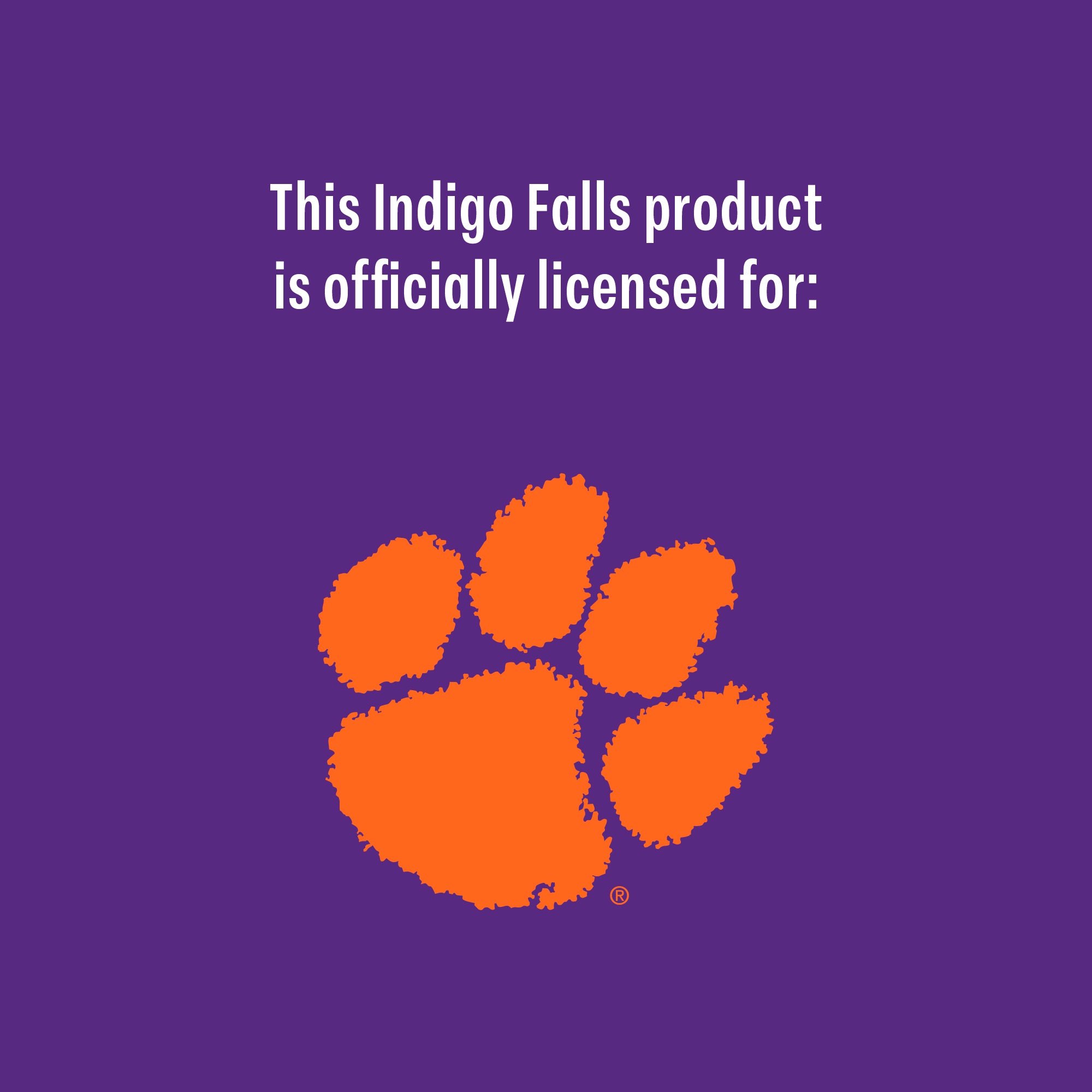 Set of 2 Clemson Tigers College Vault Sketch 14oz Rocks Glasses