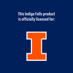Set of 2 Illinois Fighting Illini College Vault Sketch 14oz Rocks Glasses