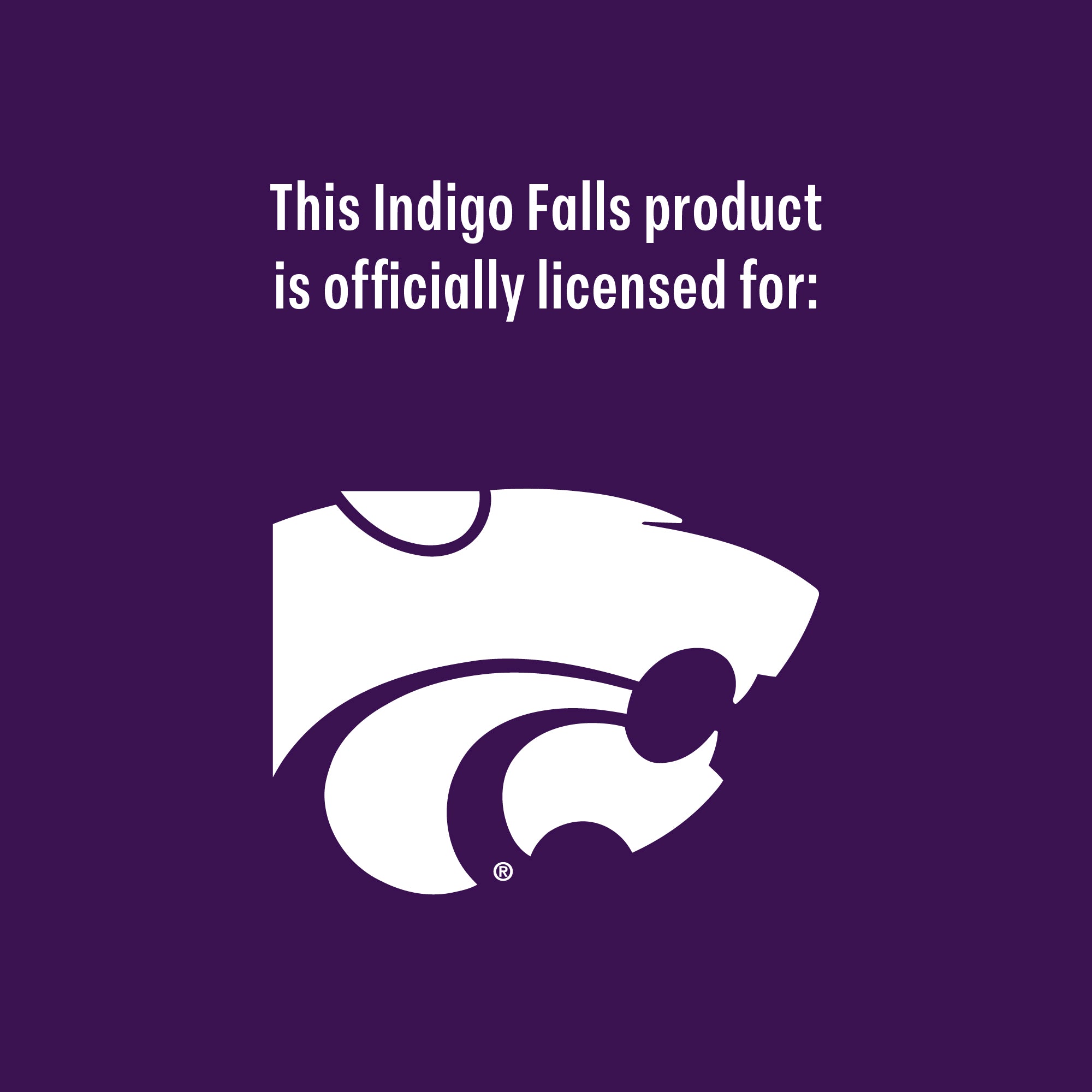 Set of 2 K-State Wildcats College Vault Sketch 14oz Rocks Glasses