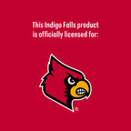 Set of 2 Louisville Cardinals College Vault Sketch 16oz Pints