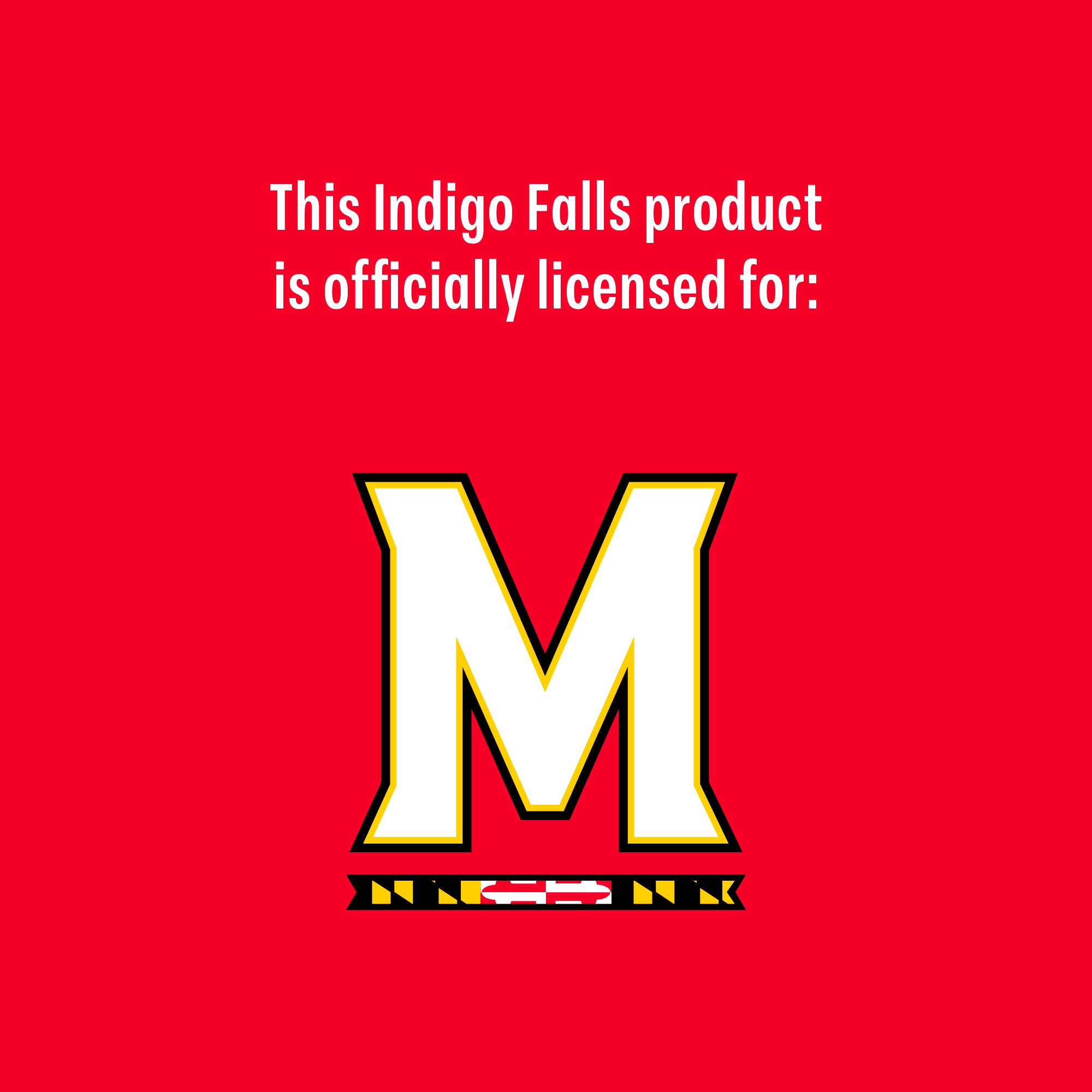 36oz with handle Maryland Terrapins Gold Anodized White Tumbler