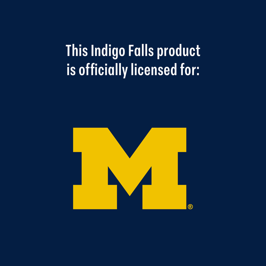 Set of 2 Michigan Wolverines College Vault Sketch 14oz Rocks Glasses