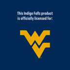 Set of 2 West Virginia Mountaineers College Vault Sketch 14oz Rocks Glasses