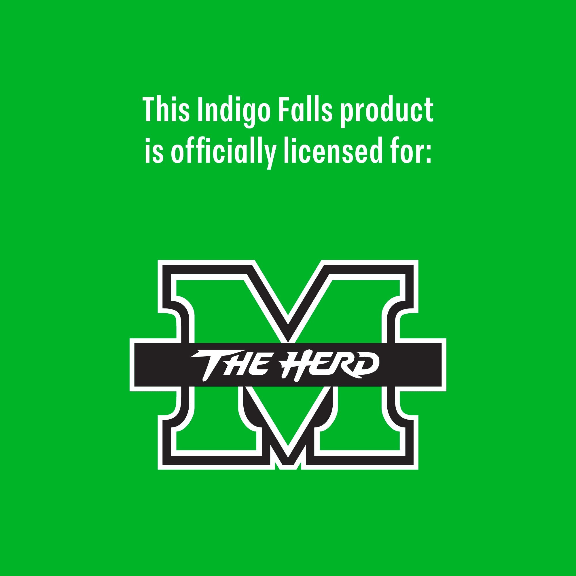 Set of 2 Marshall Thundering Herd 14oz Ring Rocks Glasses