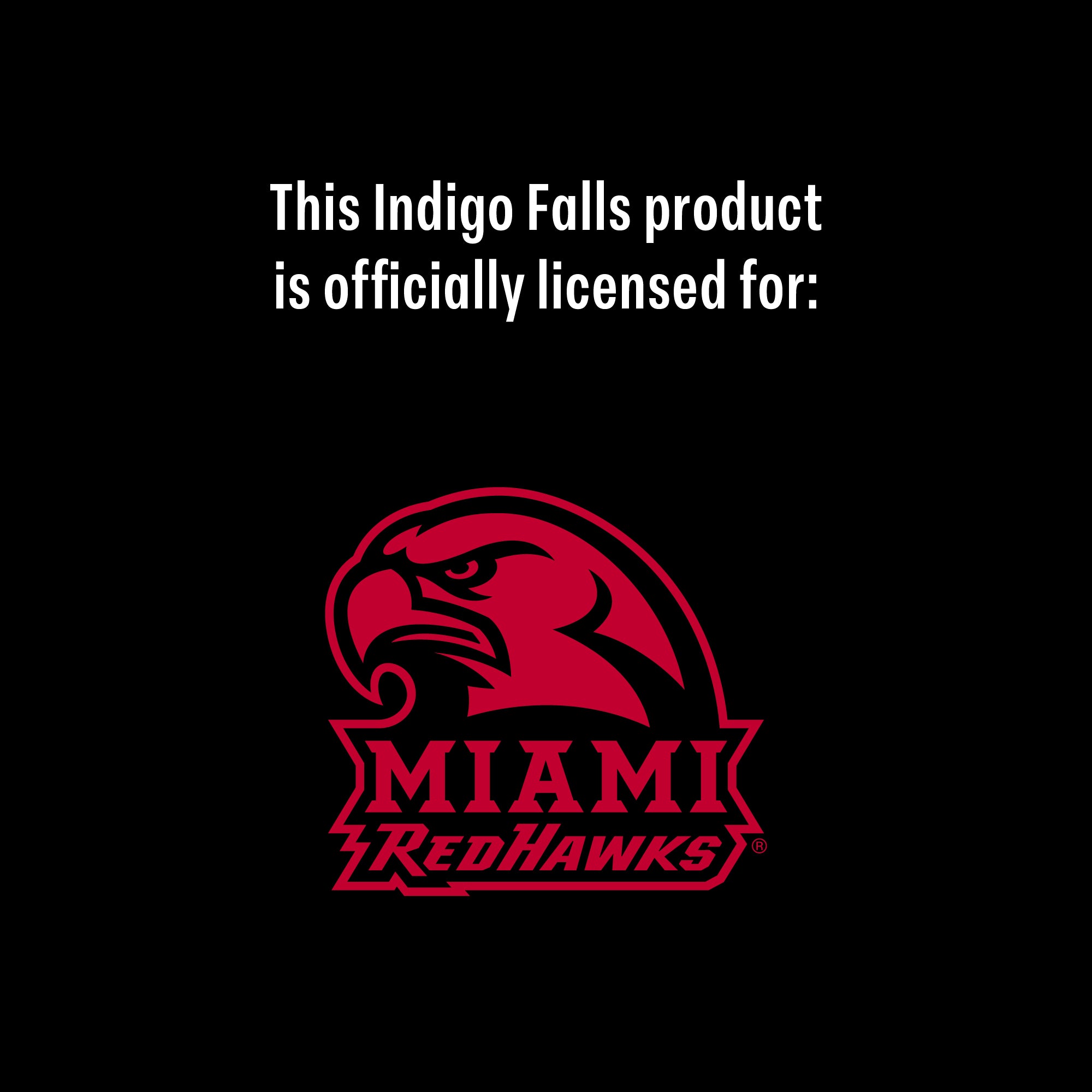 Set of 2 Miami Redhawks 14oz Alumni Rocks Glasses
