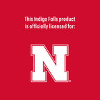 Set of 2 Nebraska Cornhuskers 14oz Alumni Rocks Glasses