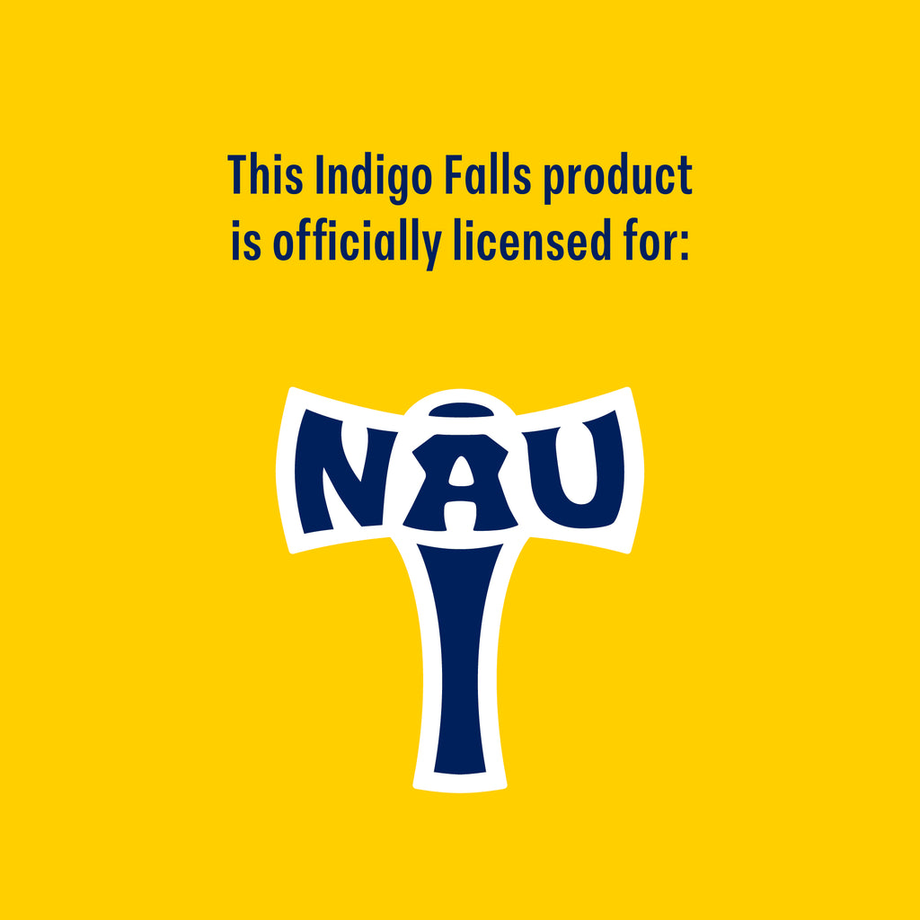 Northern Arizona Lumberjacks Set of 2 College Vault Tan Retro 14oz Rocks Glasses