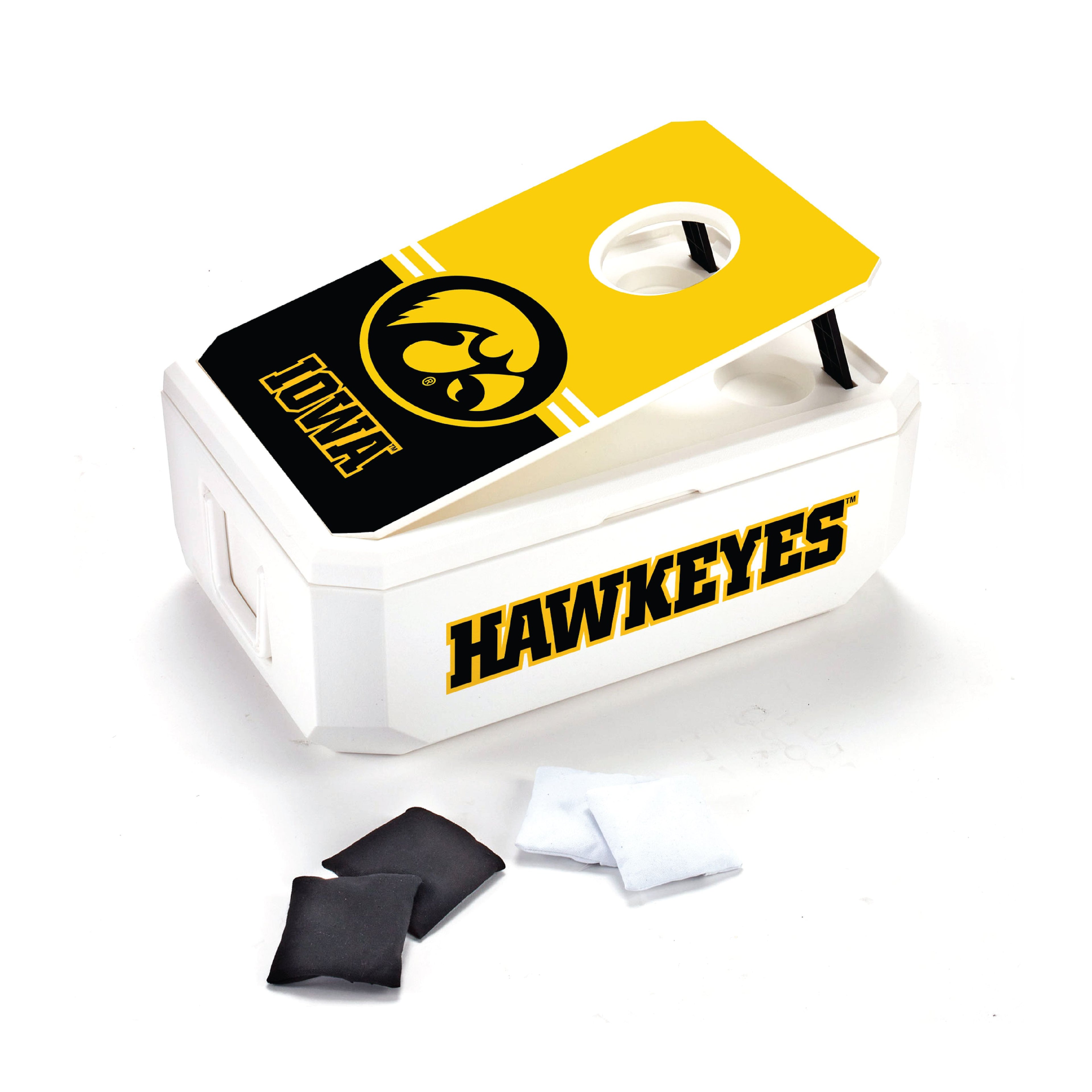 37qt Iowa Hawkeyes Cornhole Cooler