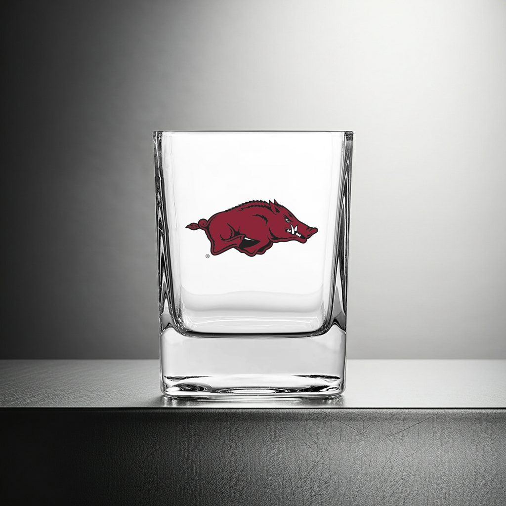 14oz Arkansas Razorbacks Rocks Glass