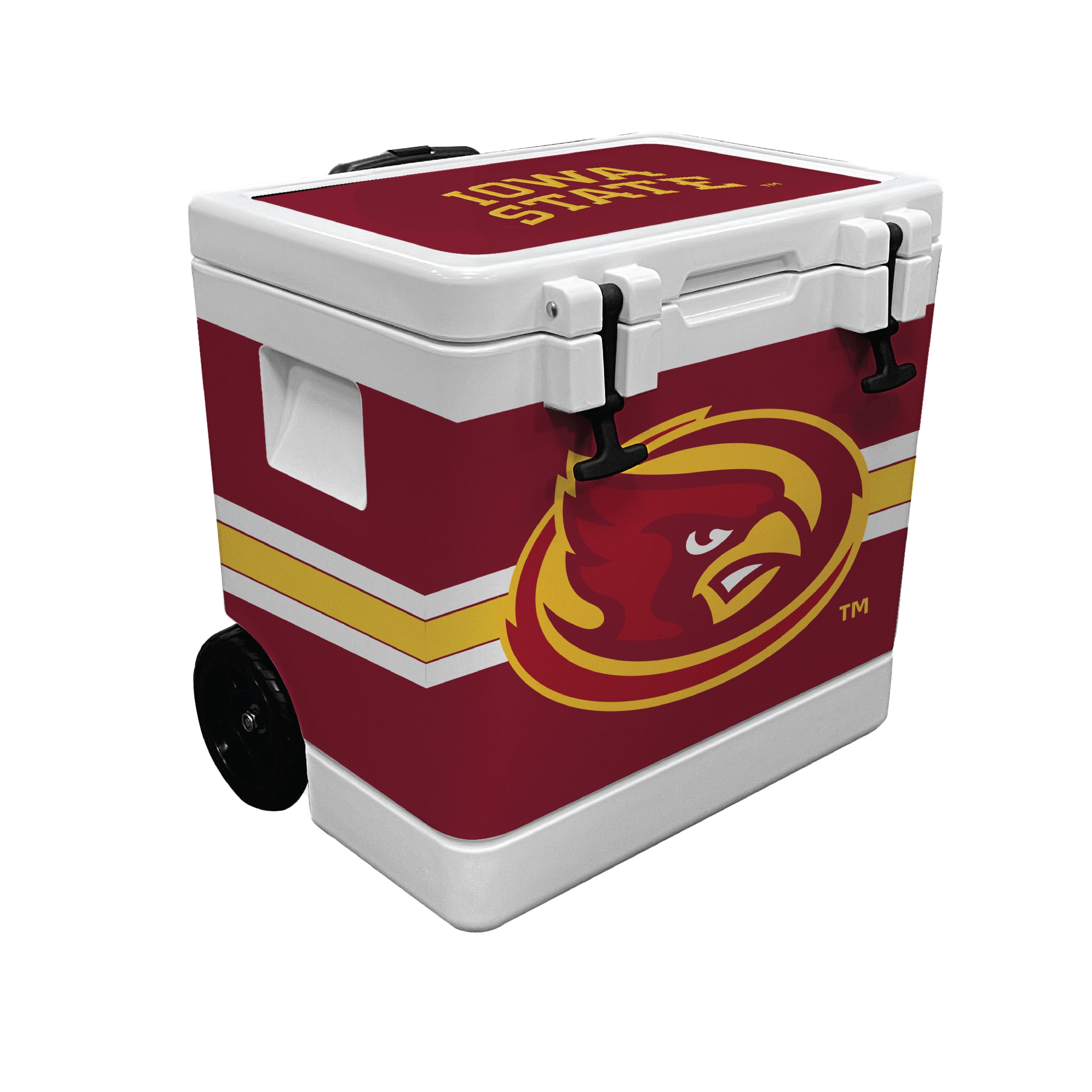 37qt Iowa State Cyclones Rotomolded Wheeled Cooler
