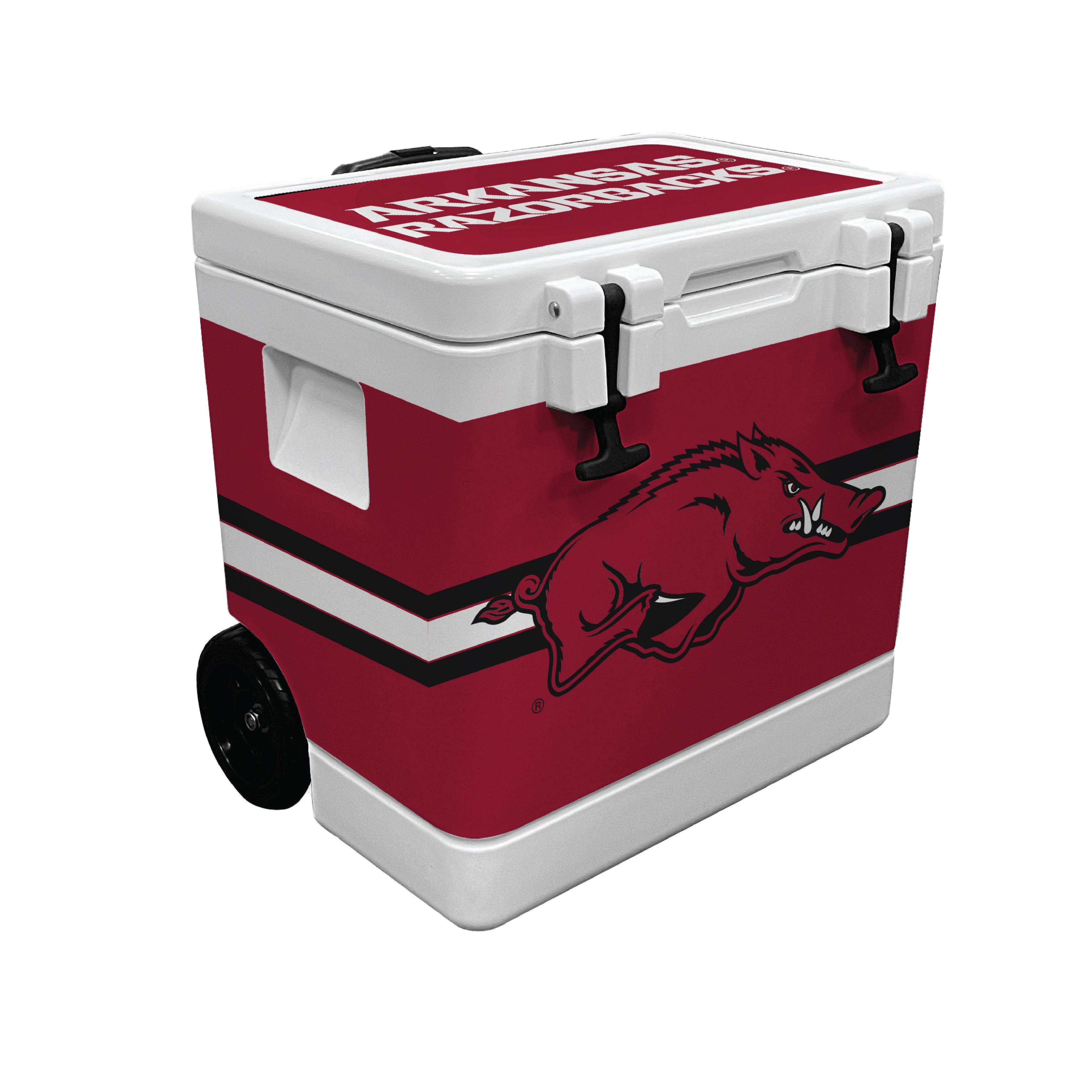 37qt Arkansas Razorbacks Rotomolded Wheeled Cooler