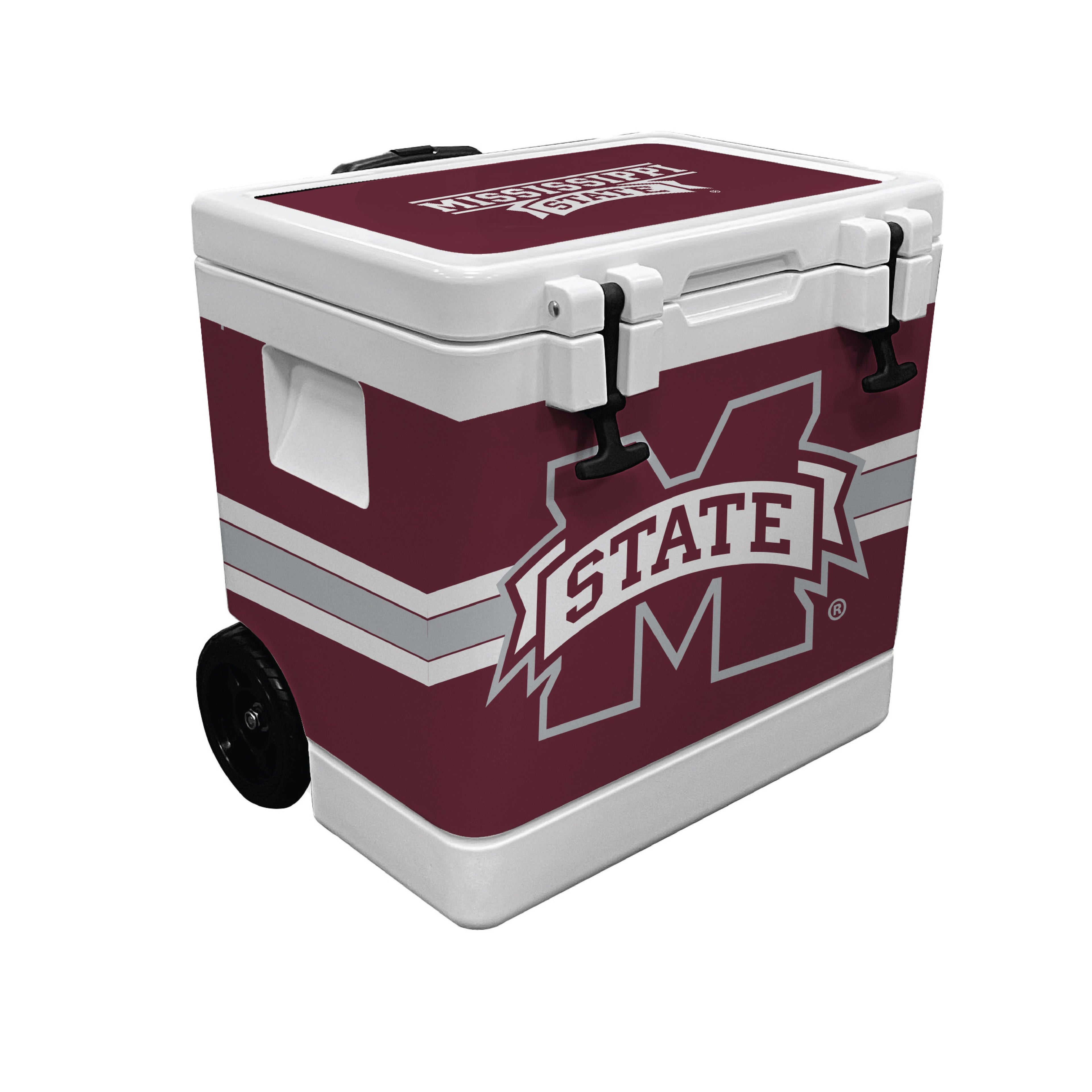 37QT Mississippi State Bulldogs Rotomolded Wheeled Cooler