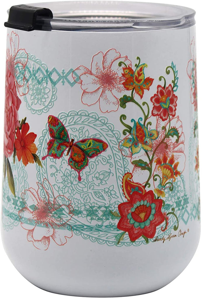 Boho Chic 18oz Wine Tumbler (side 3)